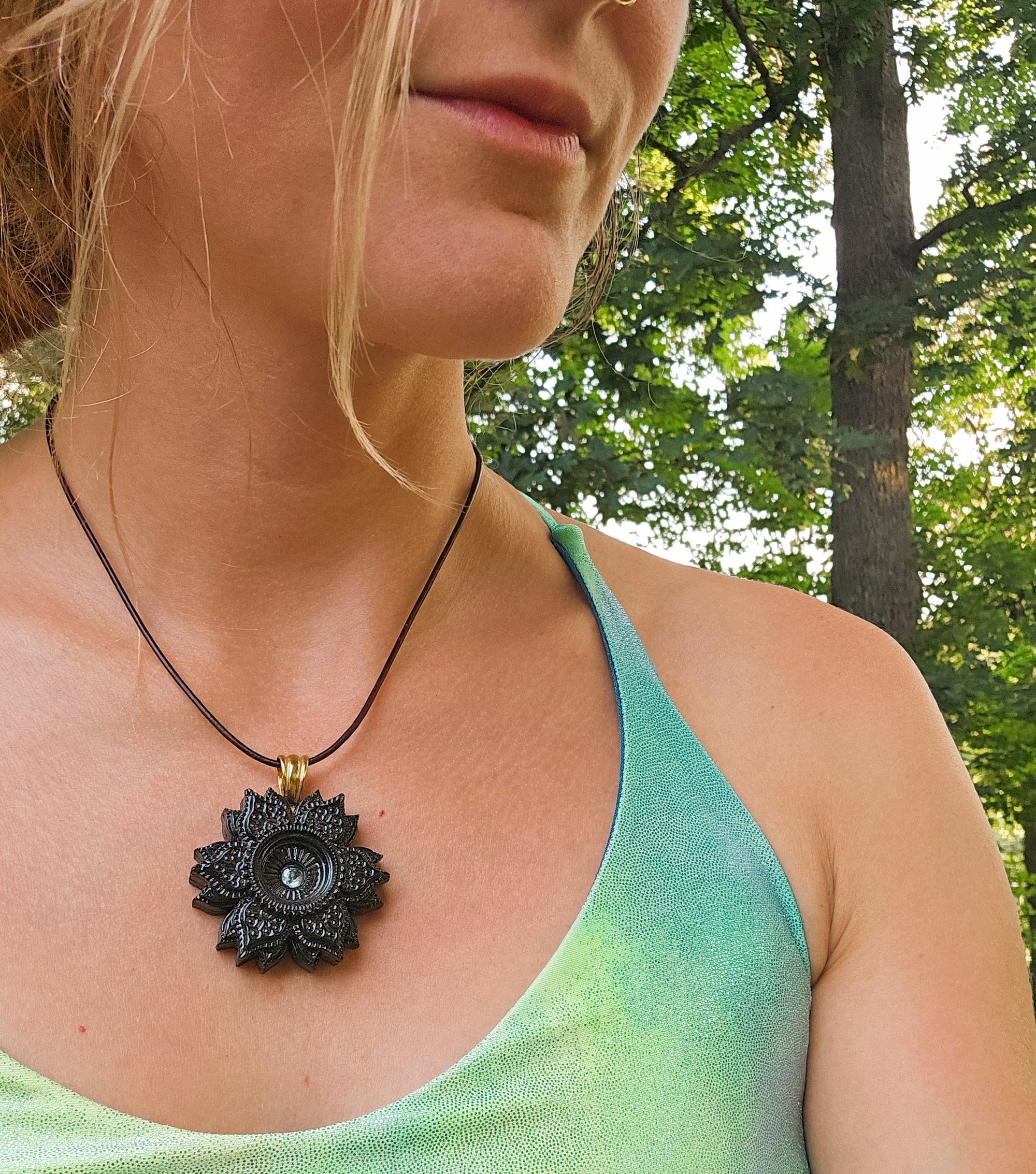 Elevated Pendant - Fractal Dimension - 224