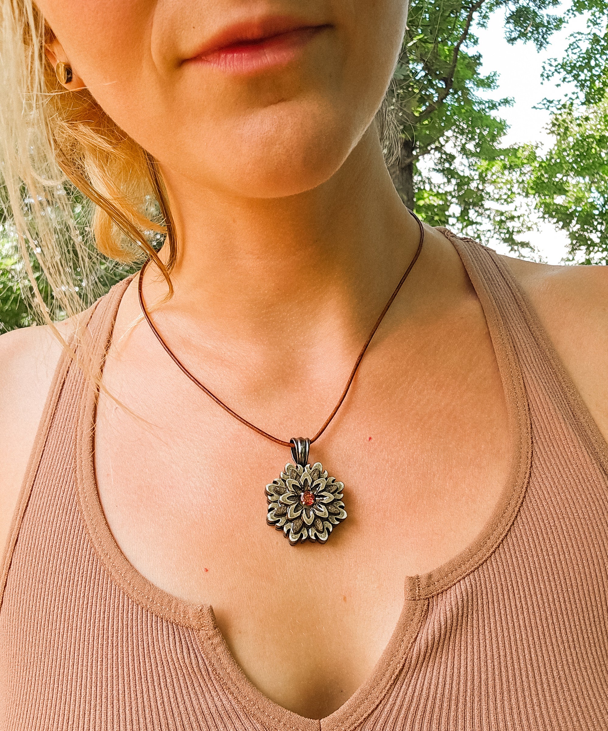 Elevated Pendant - Flower Of Life - Small - 290