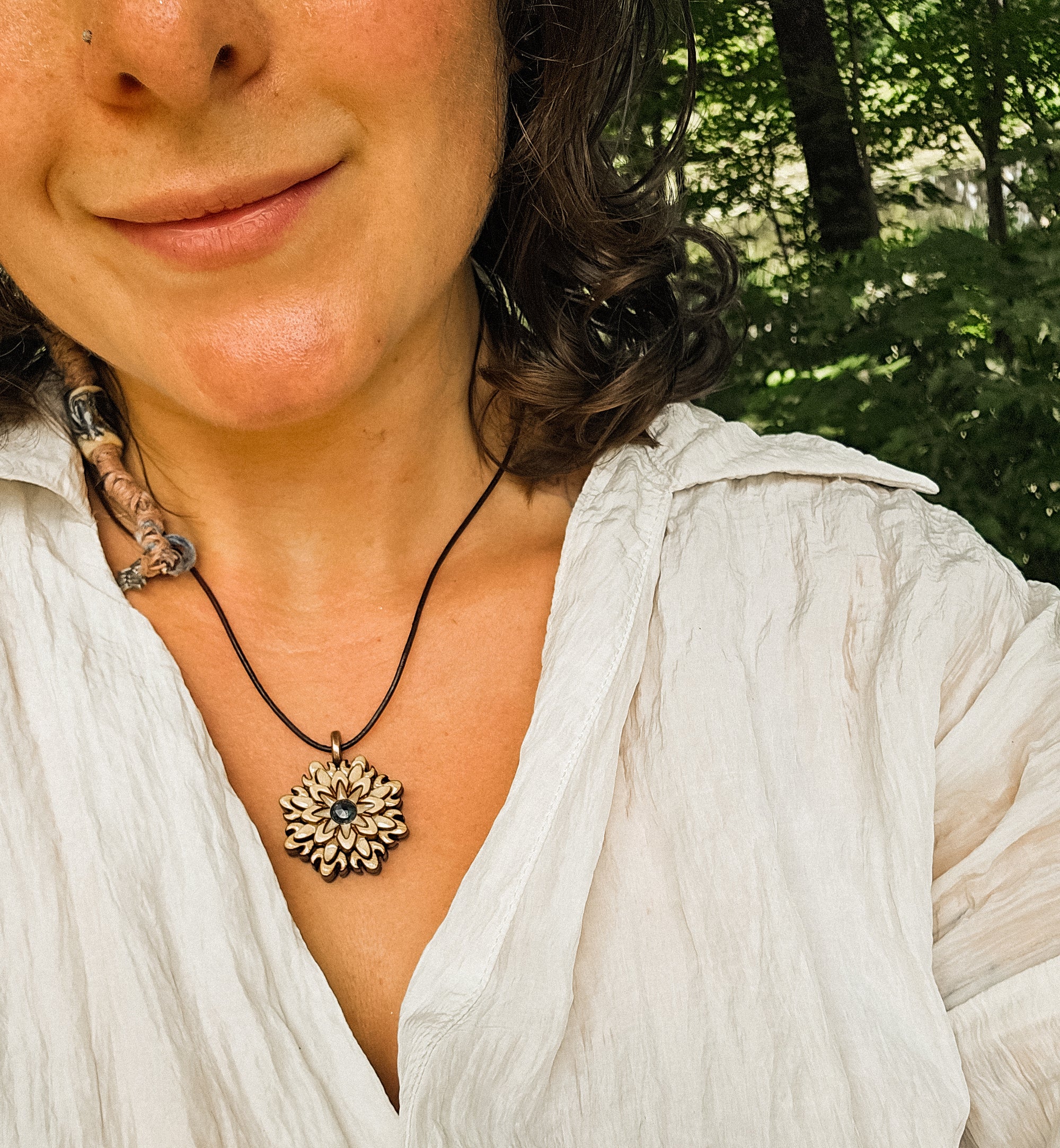 Elevated Pendant - Flower Of Life - Small - 371