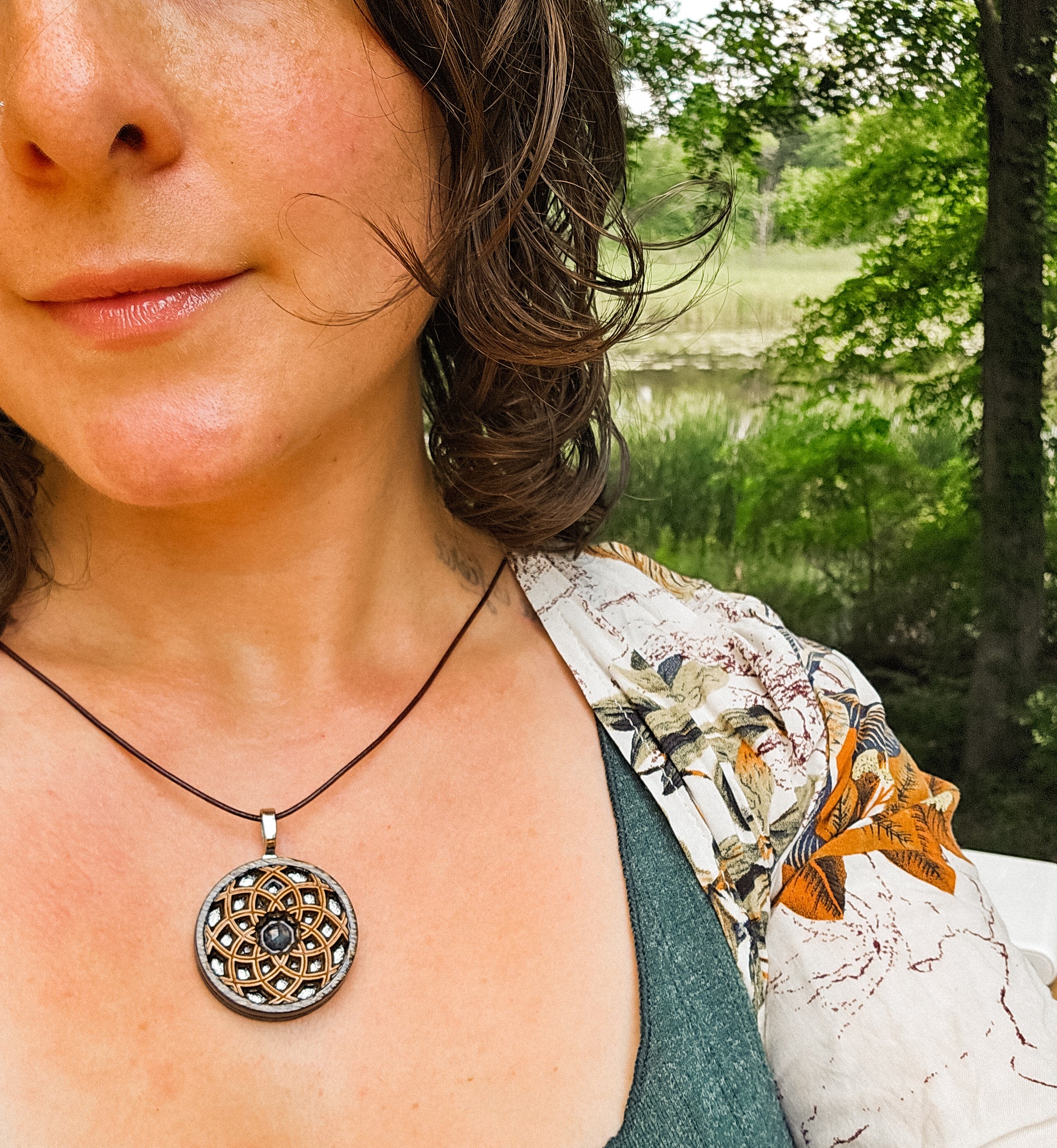 Elevated Pendant - Mandala 12 - 399