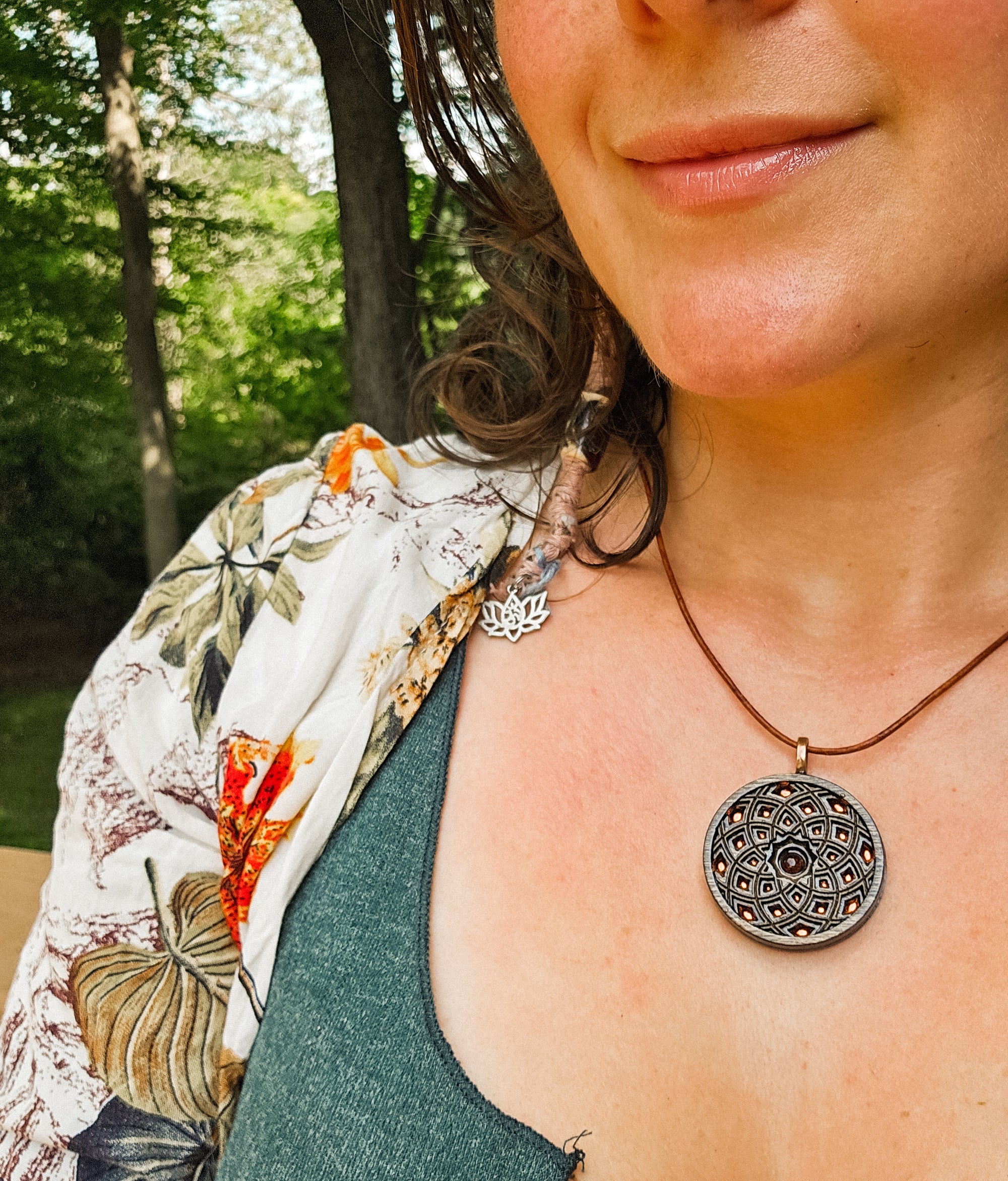 Elevated Pendant - Mandala 12 - 283