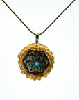 Elevated Pinecone Pendant - Supernova - 00066