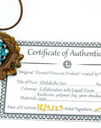Elevated Pinecone Pendant - Obelisk the Seer - 00062