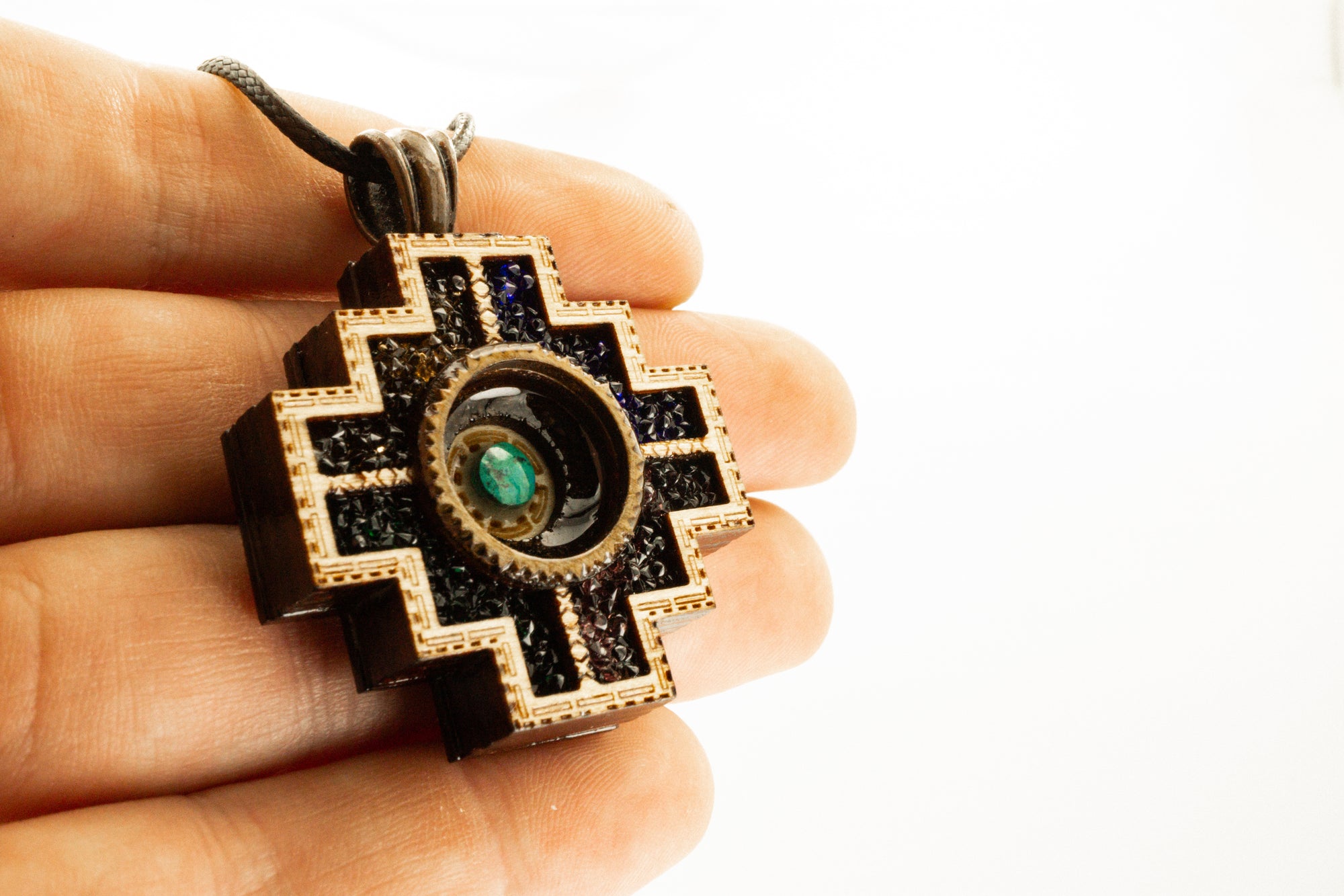 Elevated Pendant - Andean Cross - 191