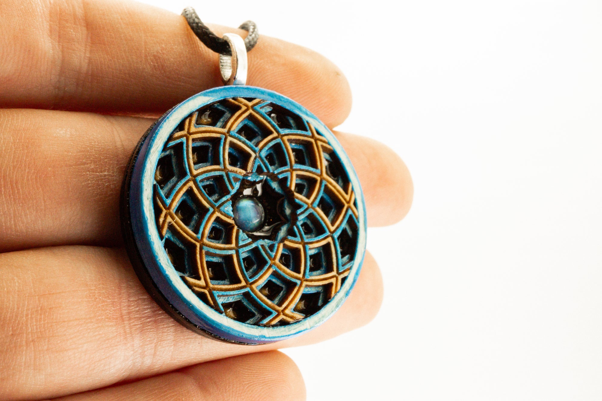 Elevated Pendant - Mandala 12 - 322