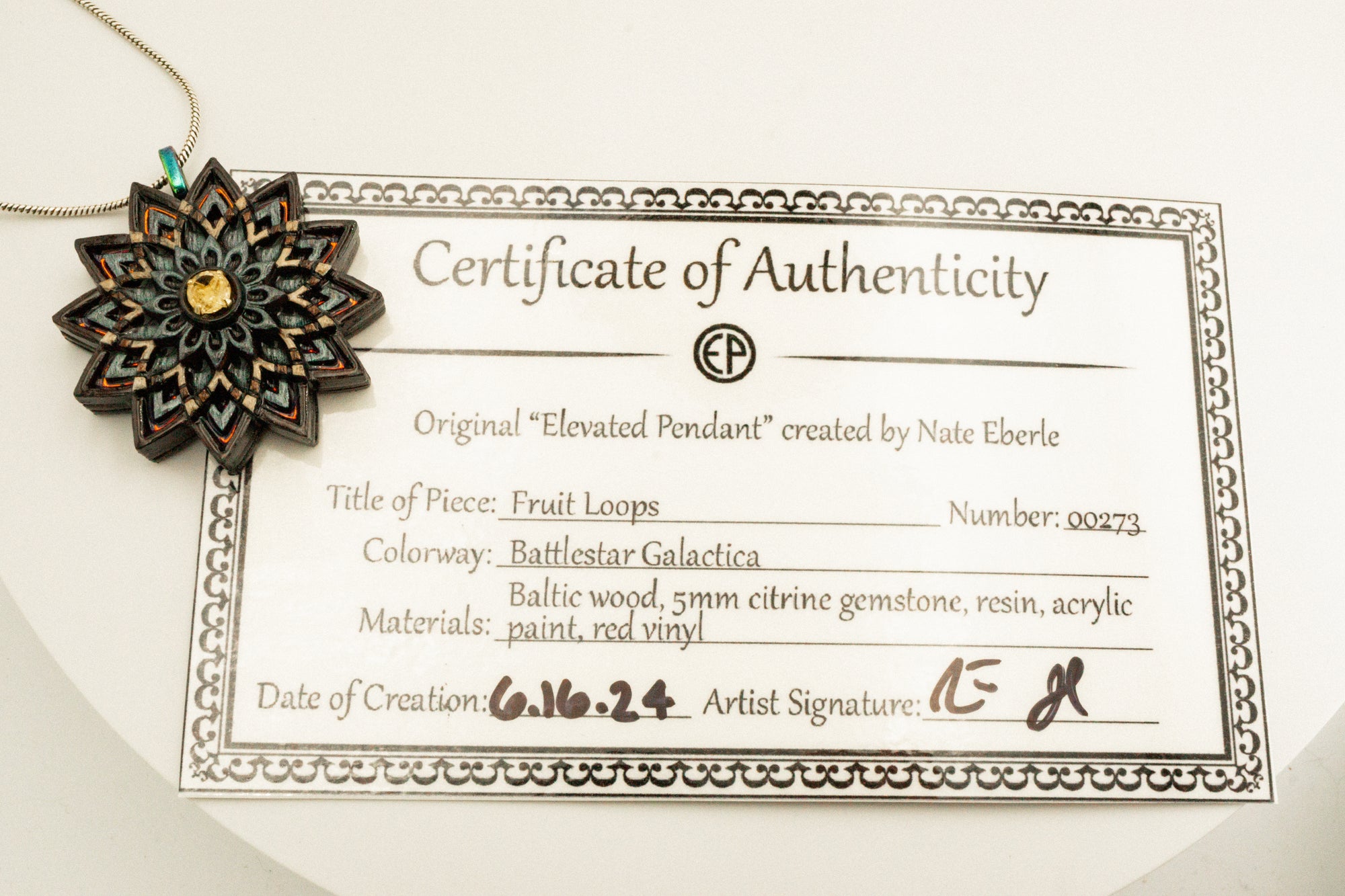 Elevated Pendant - Fruit Loops - 273