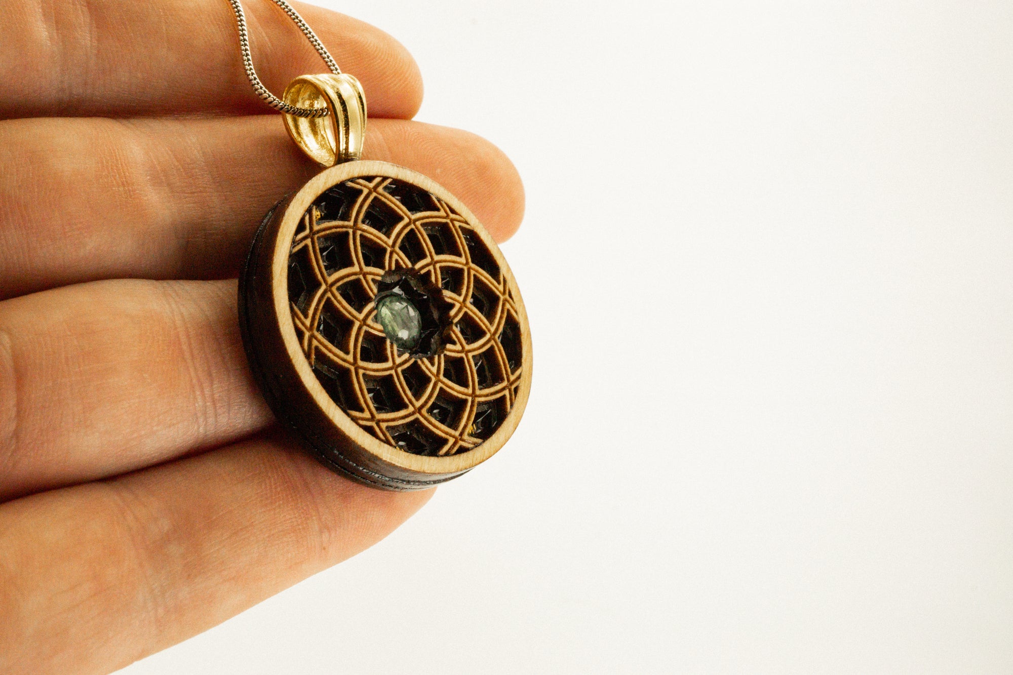 Elevated Pendant - Mandala 12 - 243