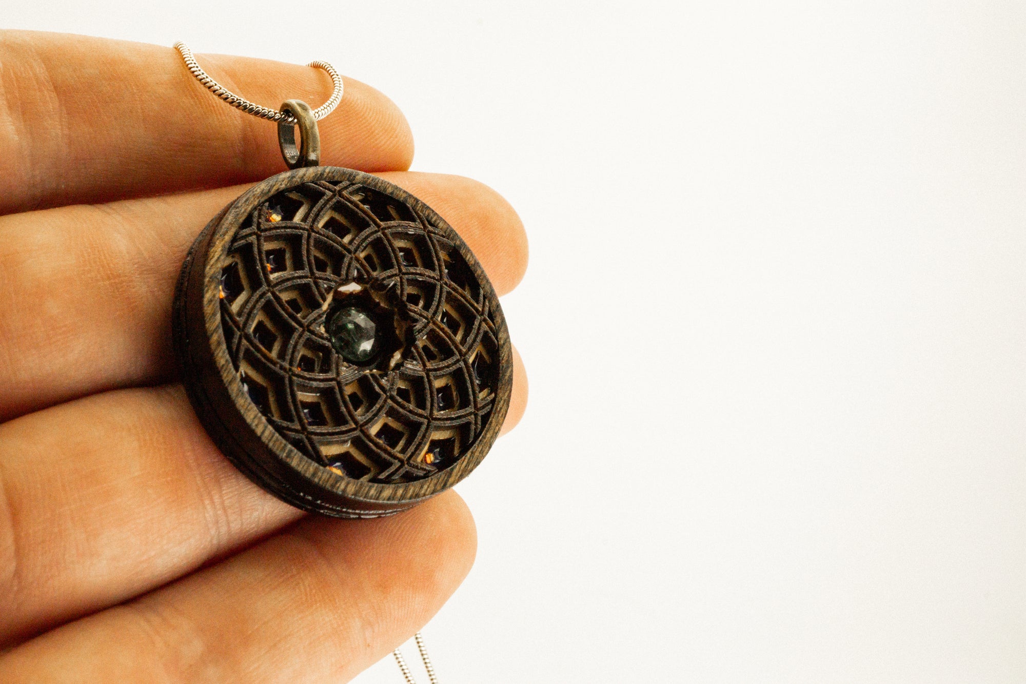 Elevated Pendant - Mandala 12 - 376