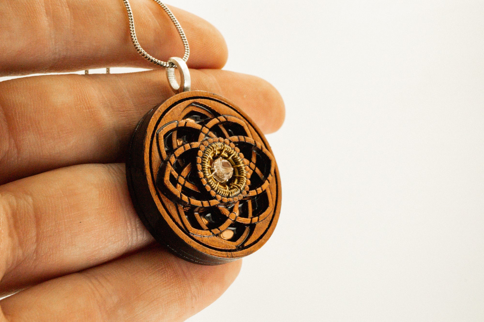 Elevated Pendant - Small Cosmic Alchemist - 293
