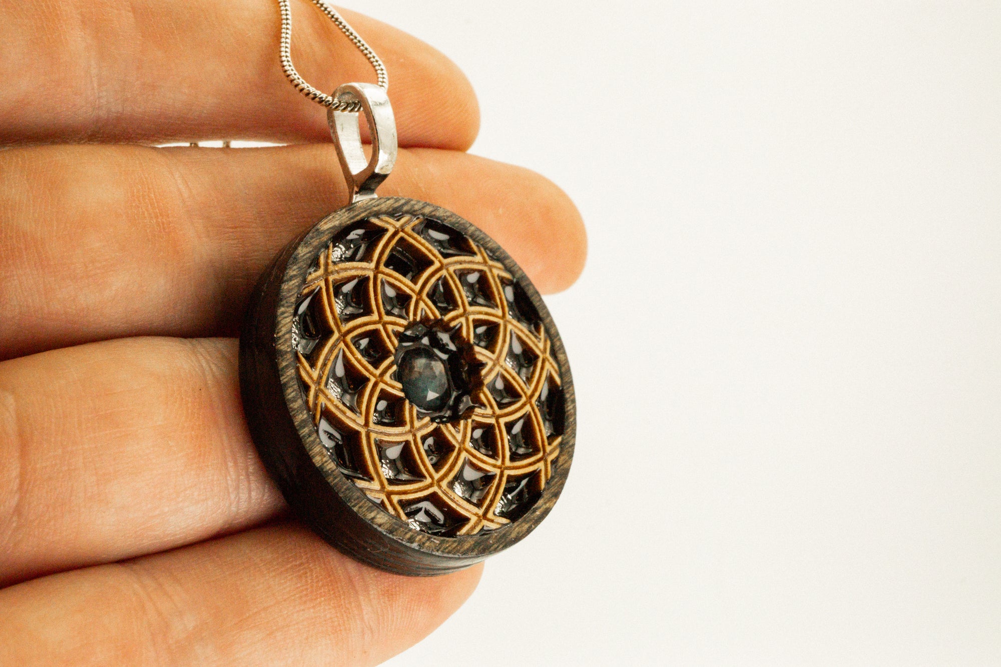 Elevated Pendant - Mandala 12 - 399