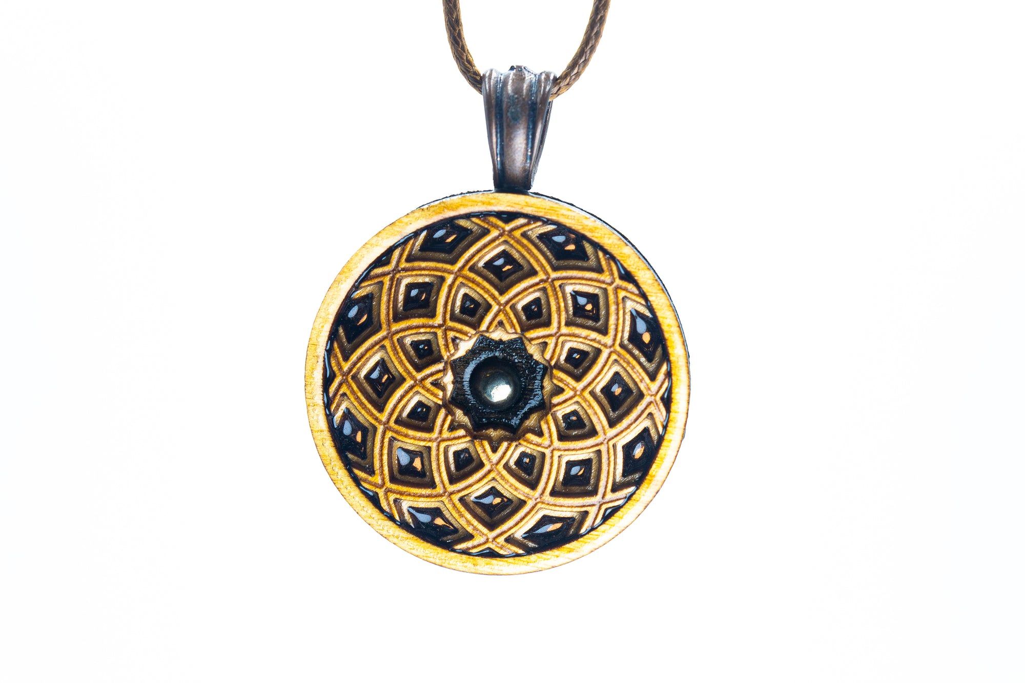 Light Stain Mandala 12 - Pyrite