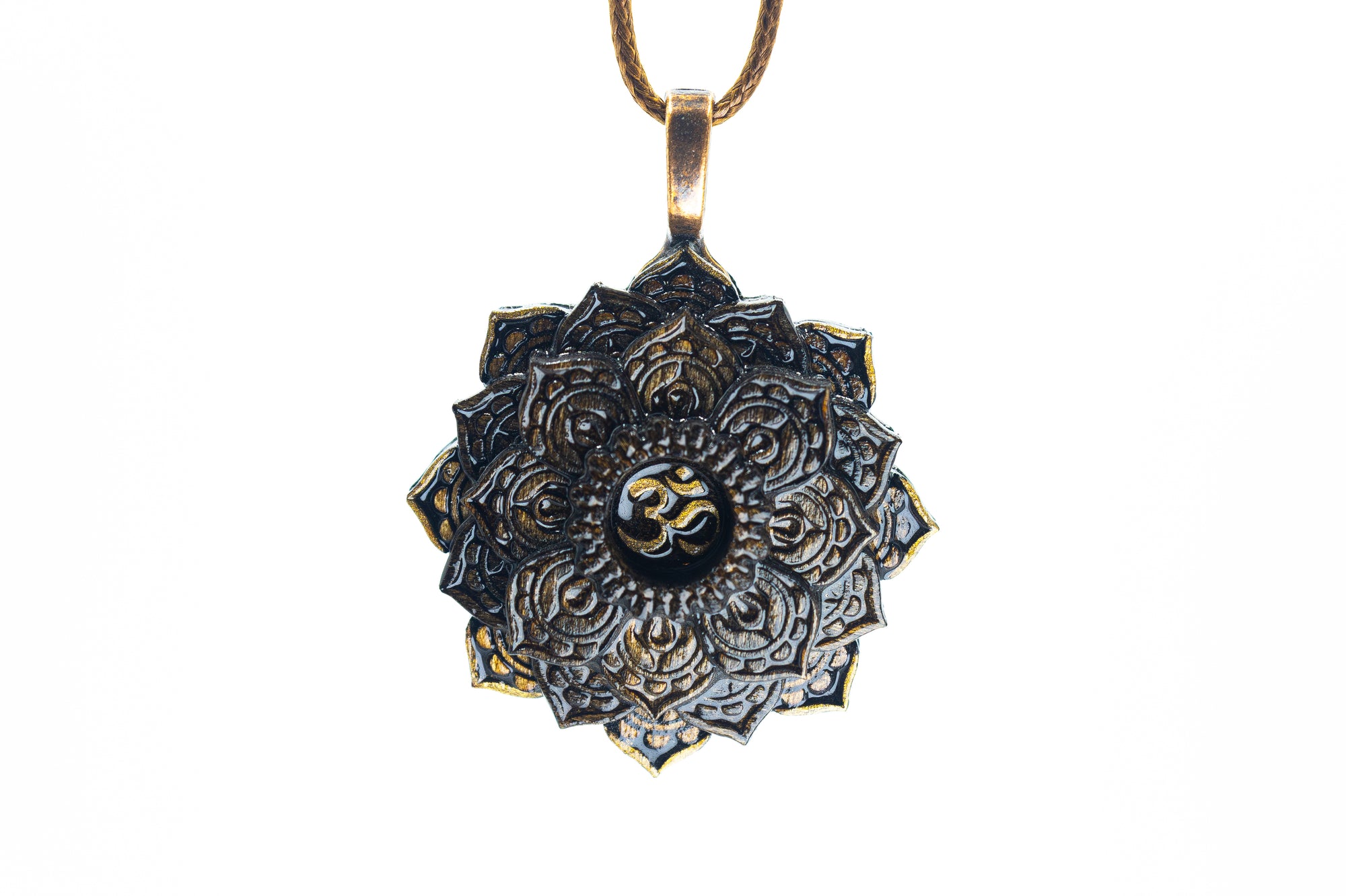 Dark Stain Ohmniscient - Gold Leaf Finish