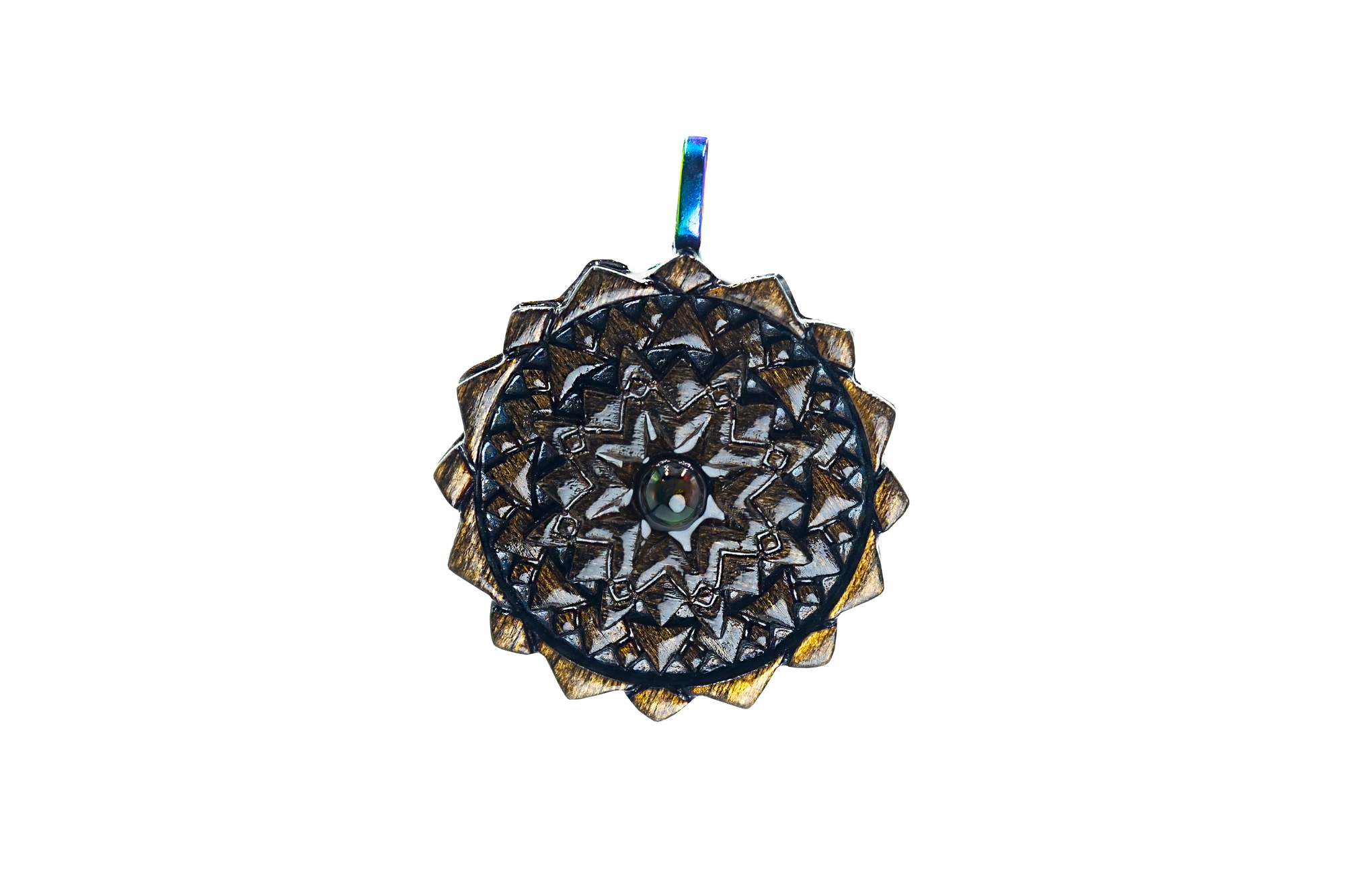 Dark Stain Mini Mandala Serenity - Black Opal