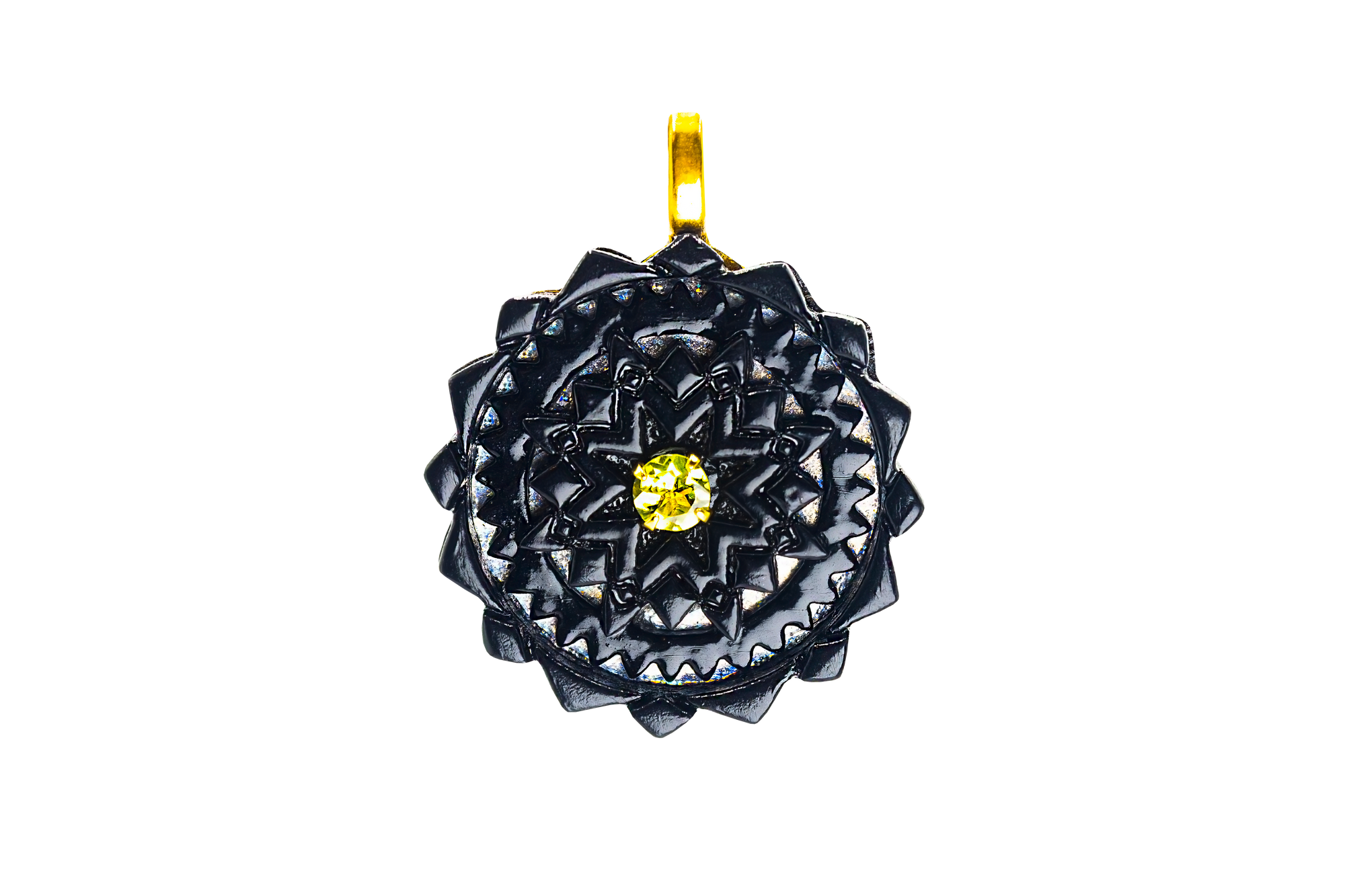 Painted Mini Mandala Serenity - Peridot