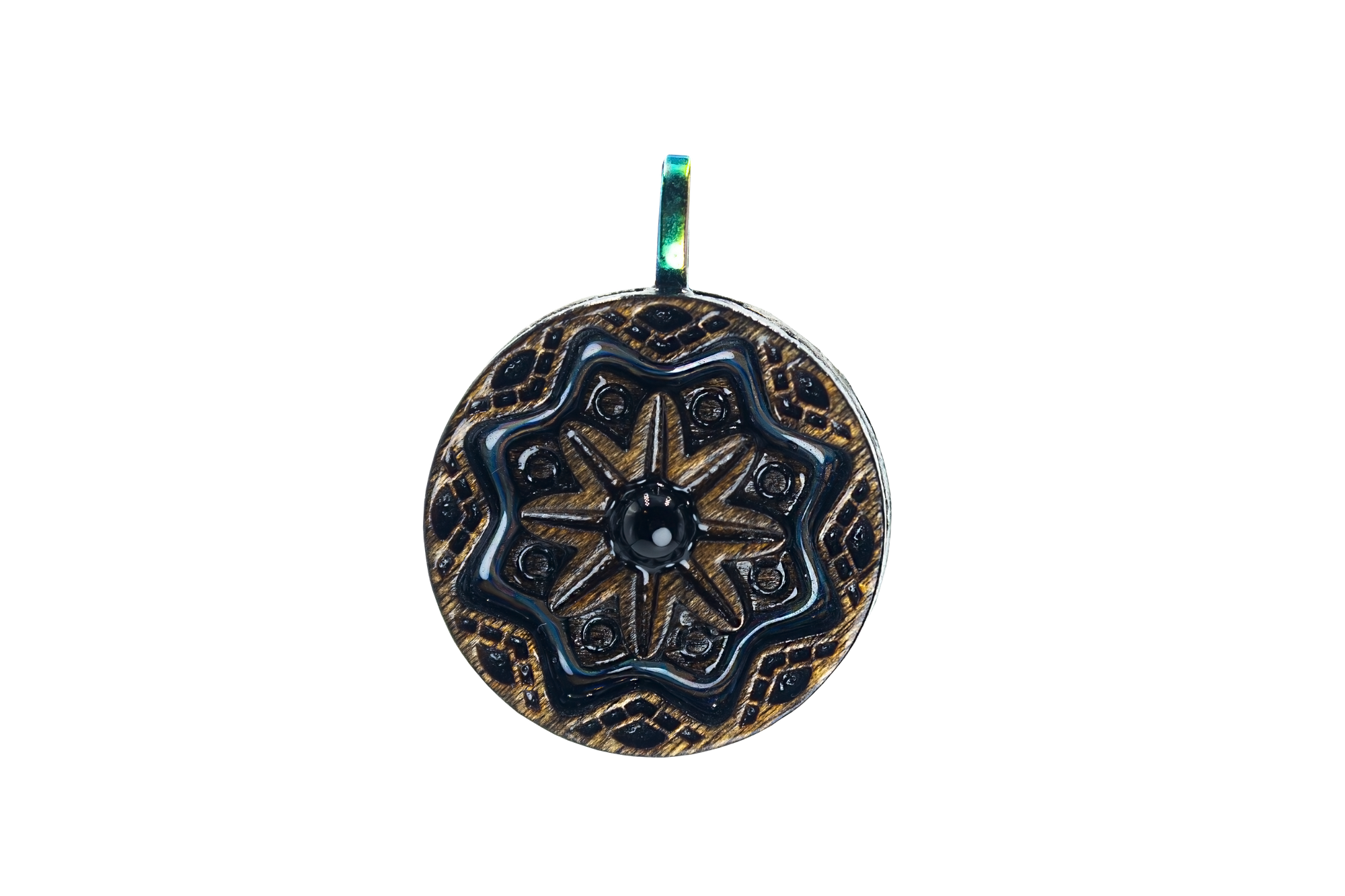 Dark Stain Mini Mandala Tranquility - Onyx