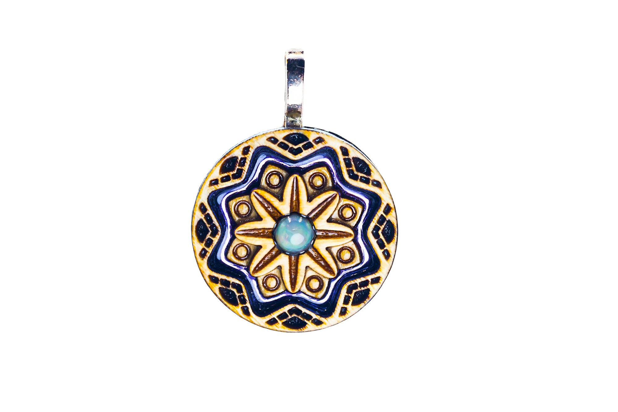 Light Stain Mini Mandala Tranquility - Ethiopian Opal