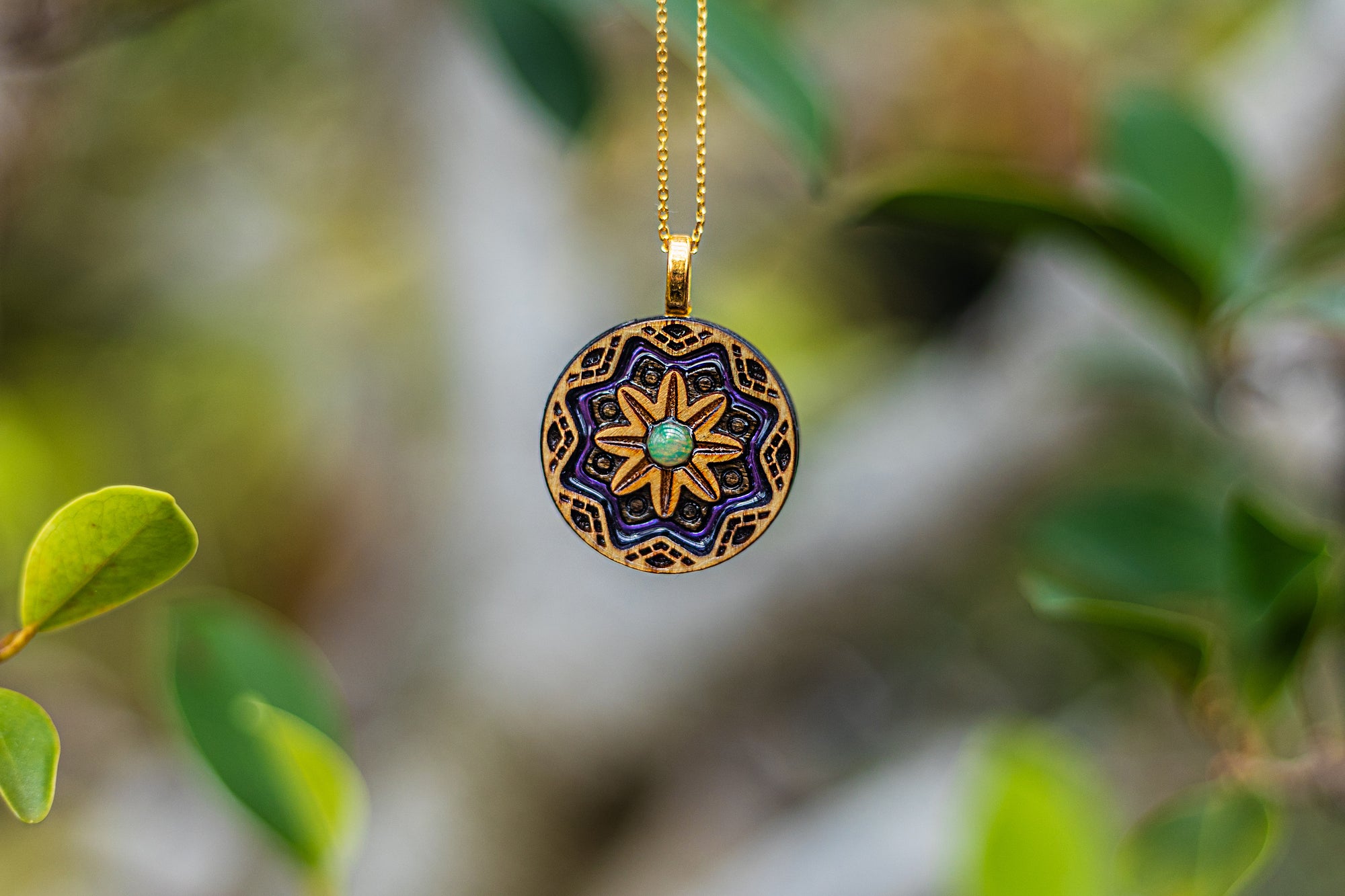 Light Stain Mini Mandala Tranquility - Ethiopian Opal