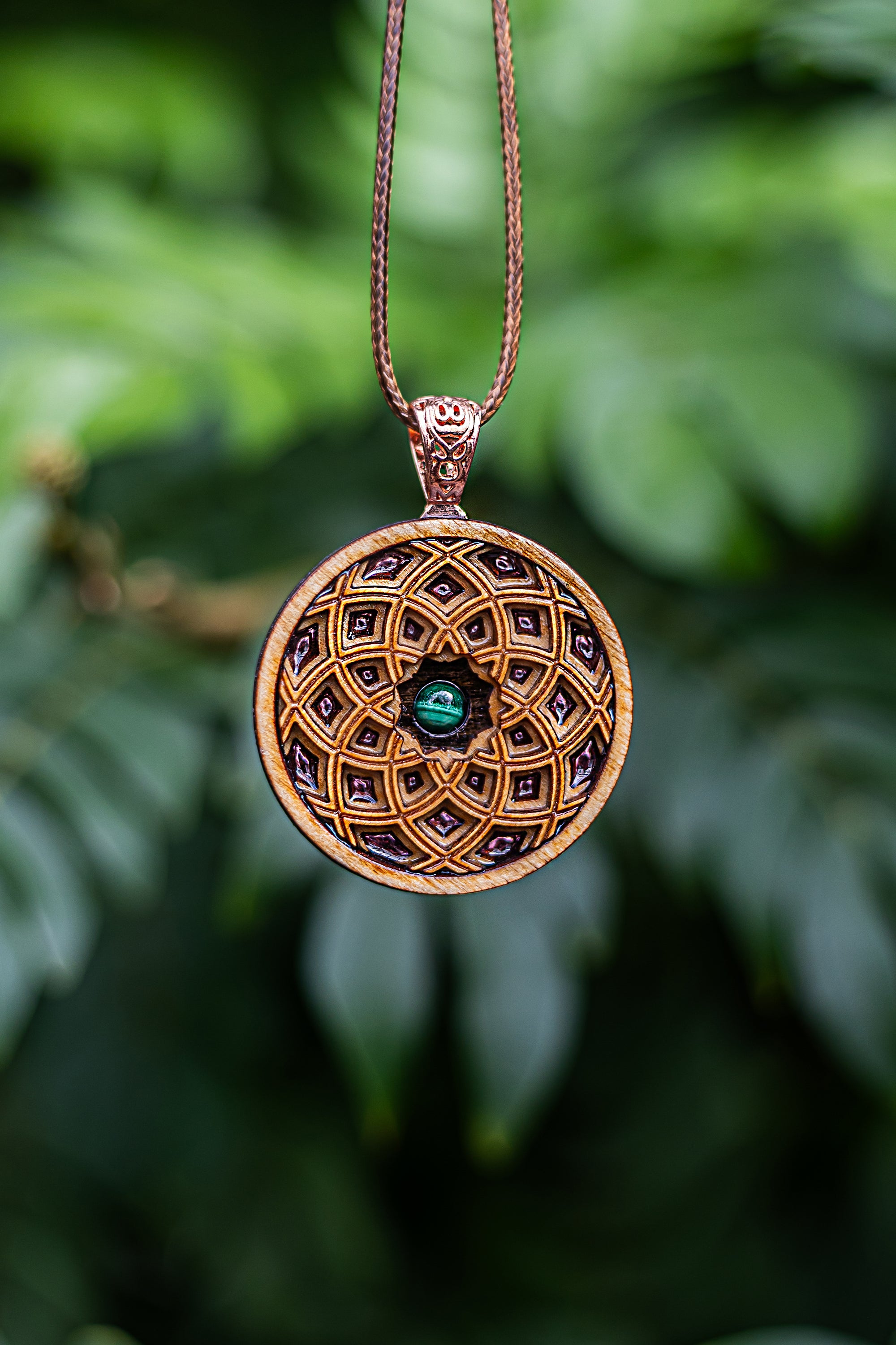 Light Stain Mandala 12 - Malachite