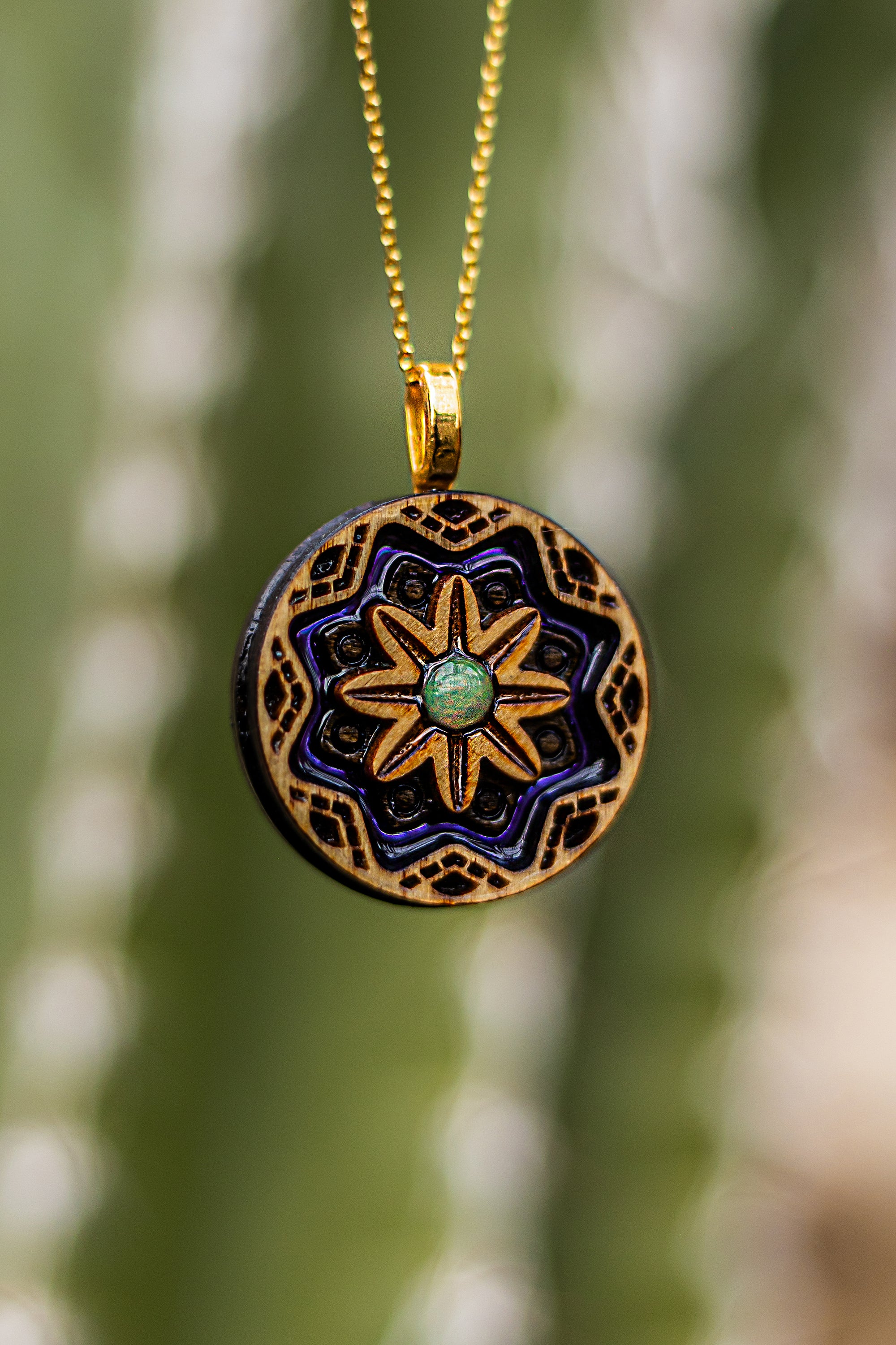 Mixed Stain Mini Mandala Tranquility - Ethiopian Opal