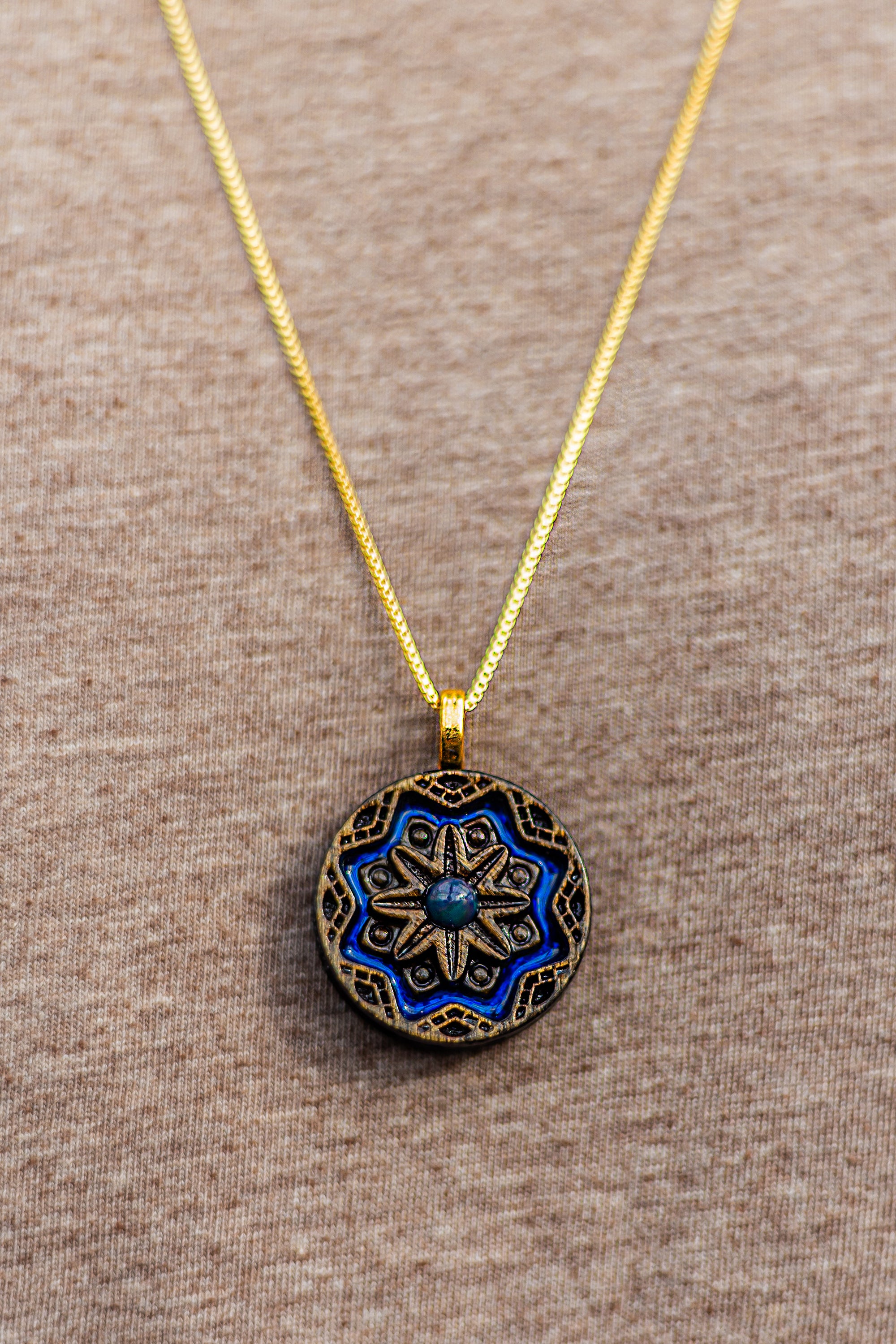 Dark Stain Mini Mandala Tranquility - Ethiopian Opal