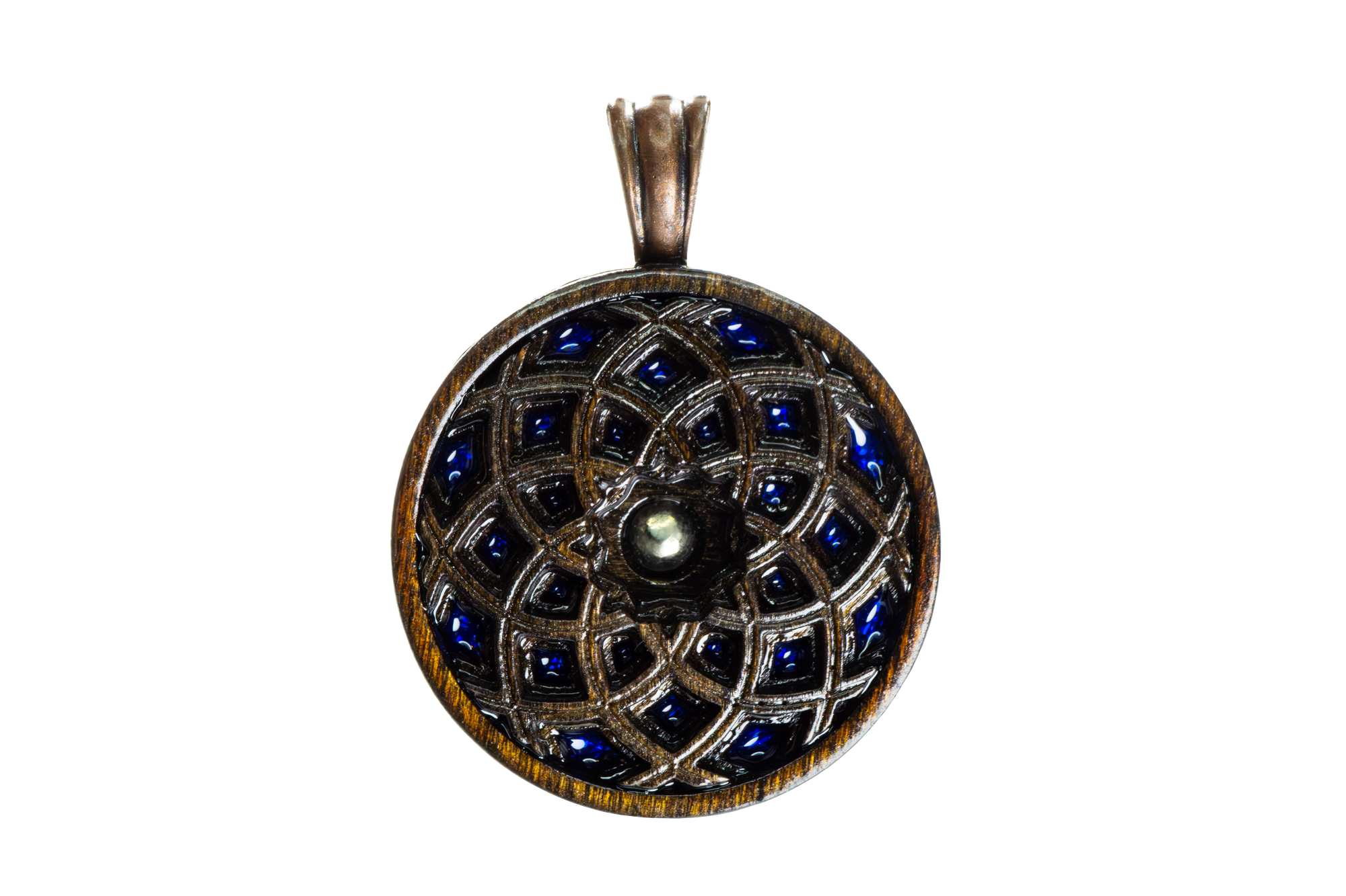 Dark Stain Mandala 12 - Pyrite