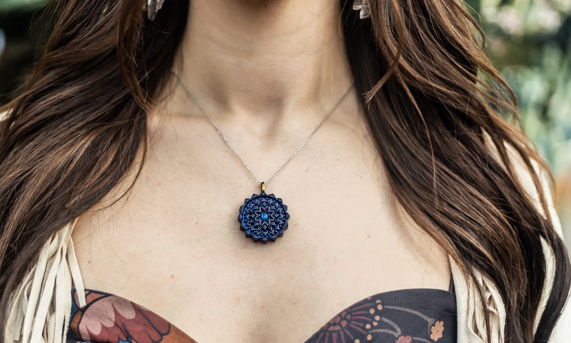 Painted Mini Mandala Serenity - Ethiopian Opal