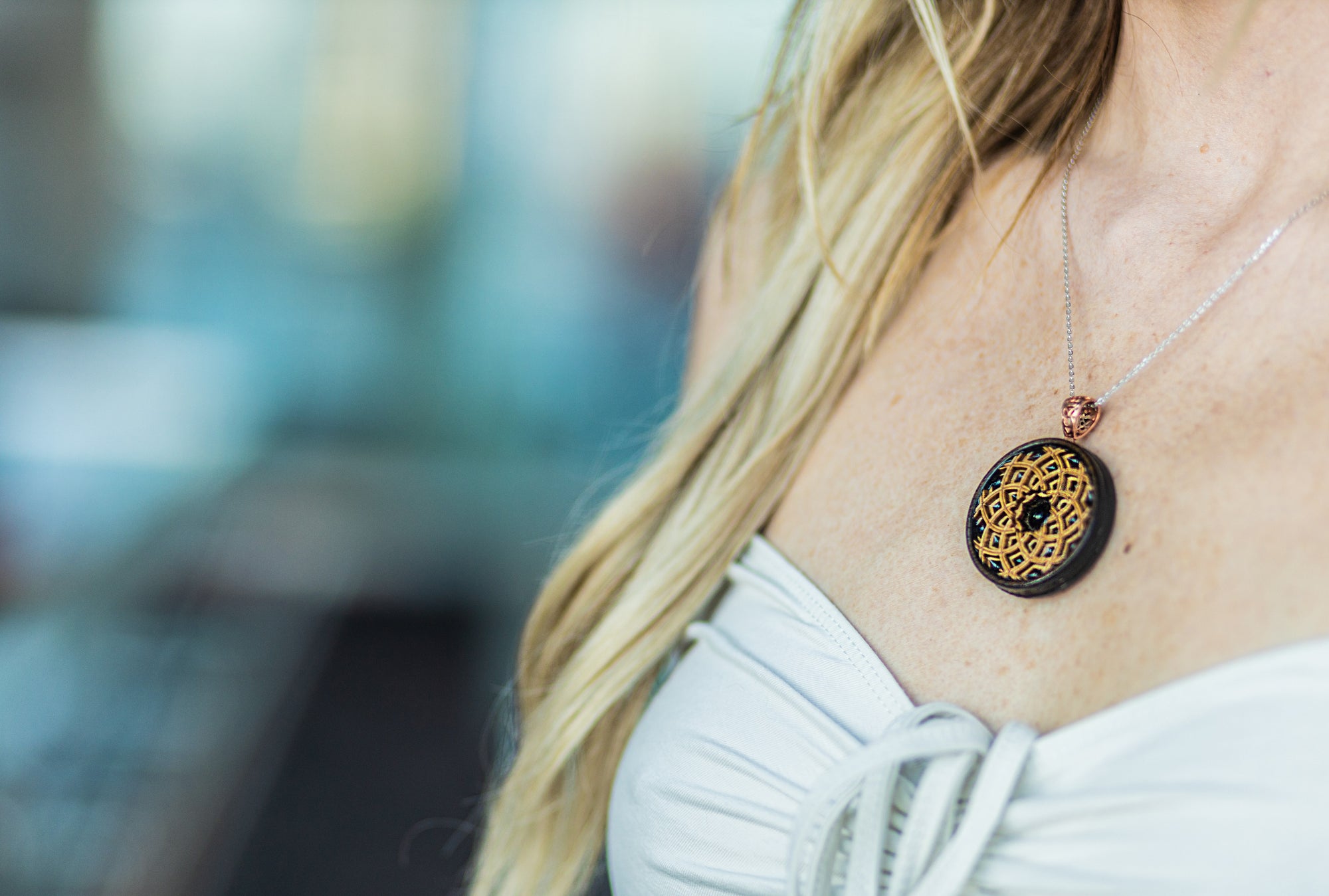 Mixed Stain Mandala 12 - Onyx