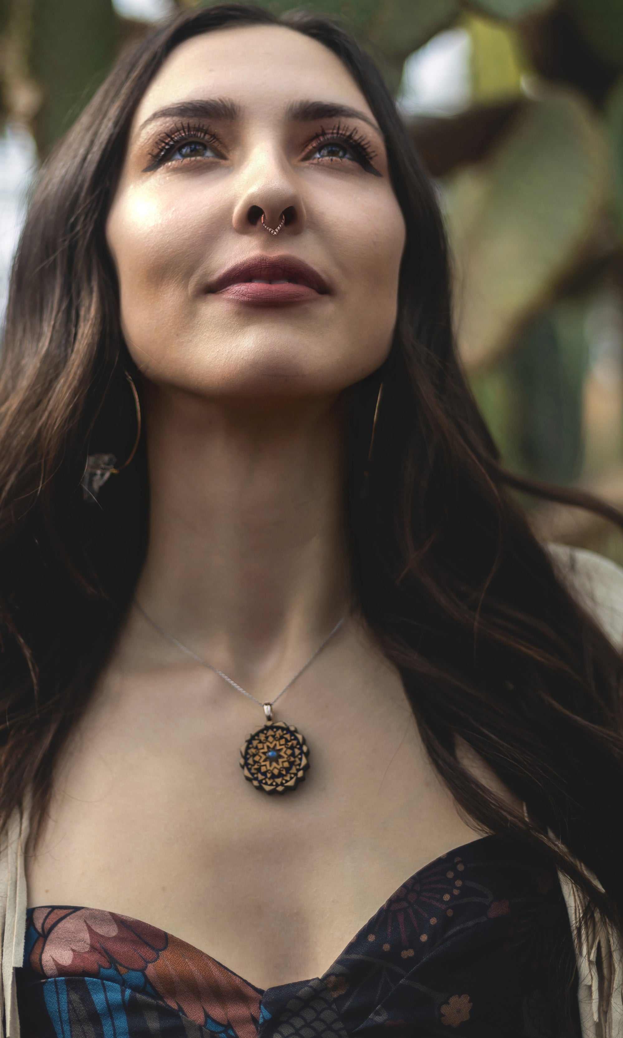 Light Stain Mini Mandala Serenity - Labradorite